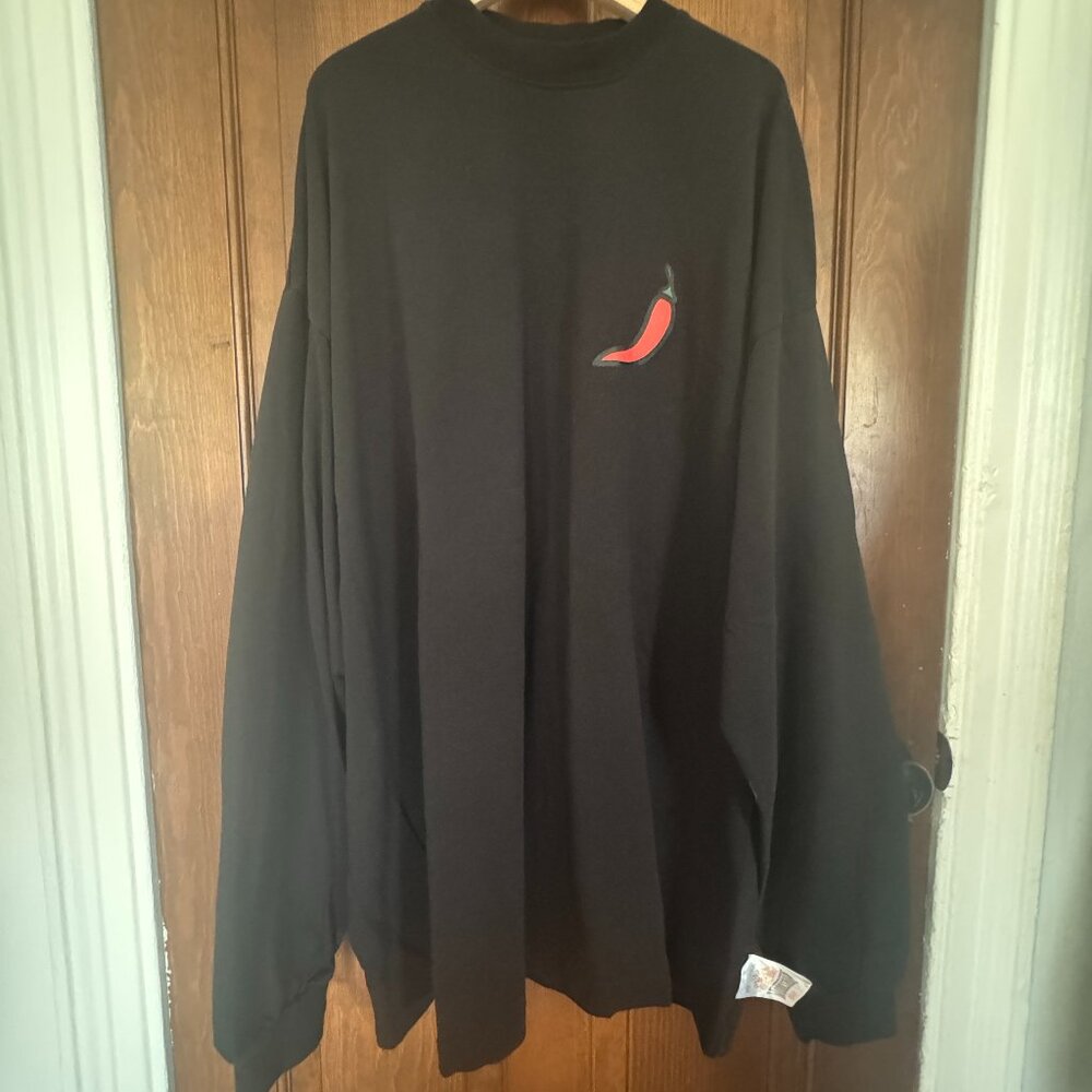 032c chilli-print long-sleeve T-shirt (Men's) Size